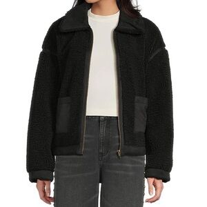 Chelsea & Violet Black Teddy Jacket